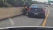 Undercover Cop Runs Biker Off The Road, Tries To Hide From W...