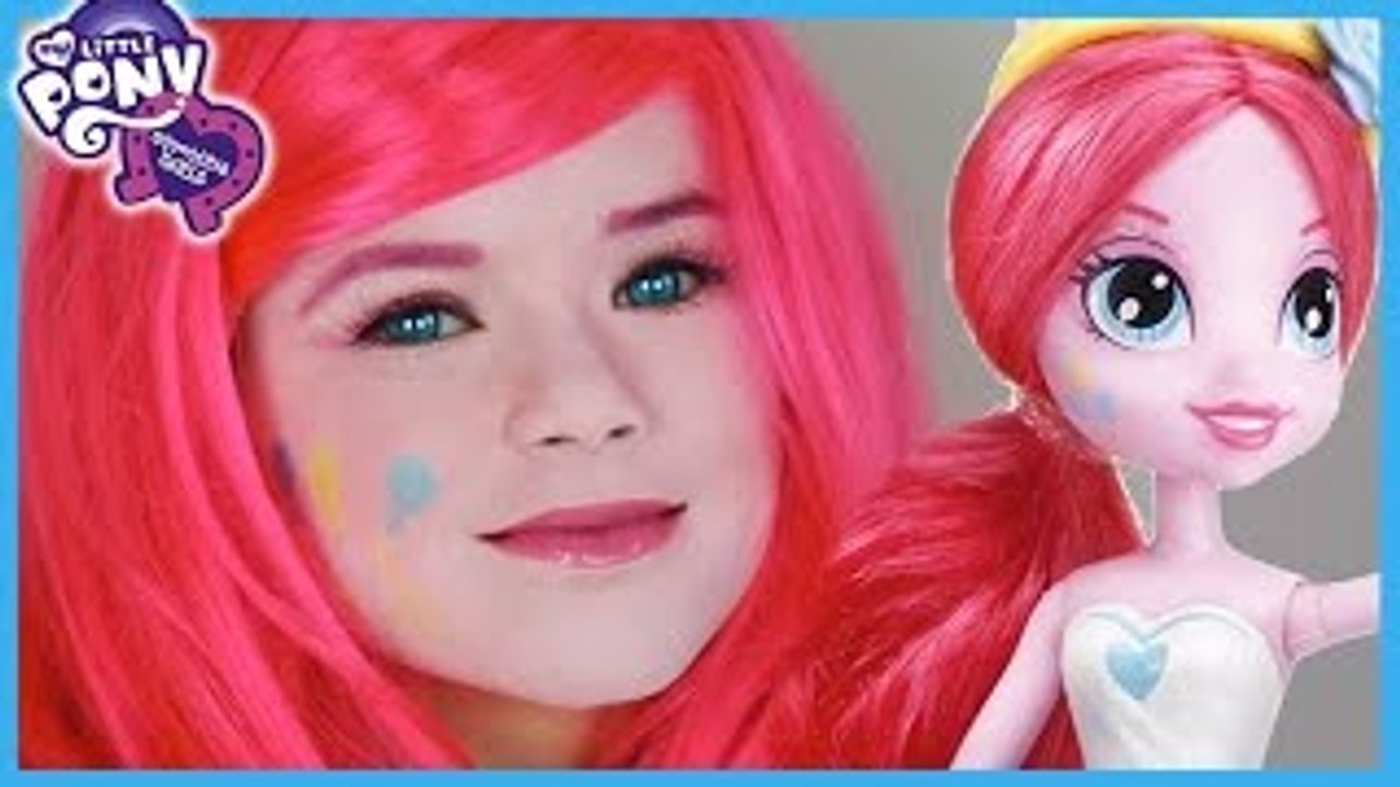 My Little Pony Pinkie Pie Makeup Tutorial! Equestria Girls Doll Cosplay | Kittiesmama