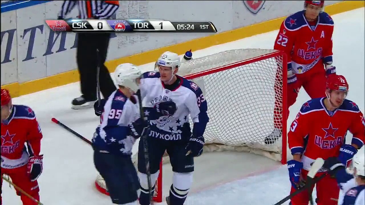 CSKA Moscow vs Nizhny Novgorod Highlights 09.10.2015 RUSSIA: KHL