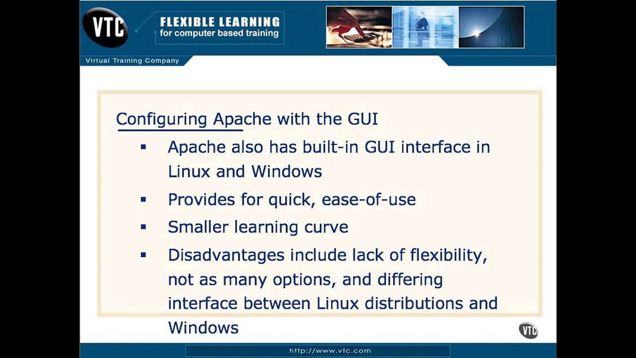 16.Configuring Apache With the GUI