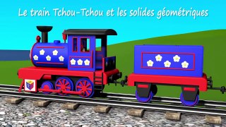 Le train Tchou-Tchou et les solides géometriques - partie 1. Pour les enfants de lécole p