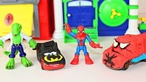 Play Doh Superhero Cars Spider-Man Headquarters Marvel Spiderman Adventures Lightning McQu