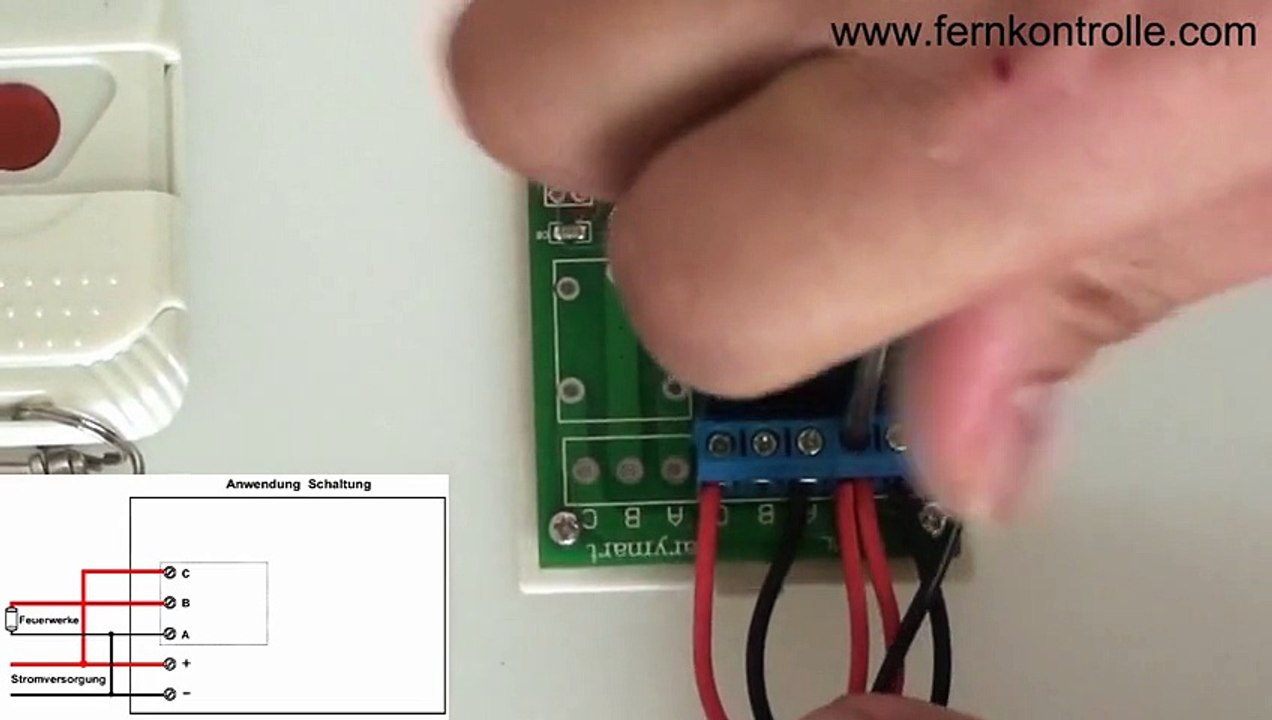 Set Radio Feuerwerk elektron DIY EINFACH DC9V