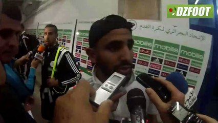 ALG-GUI - Mahrez : "Pas bons en 1e MT, ça nous a coûté cher"