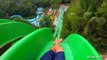 Drop Out extreme Body water Slide POV - Free Fall water slide - Raging Waters 2015