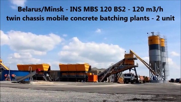 ins machinery BELARUS concrete batching plants Centrales a beton beton santralleri beton santrali
