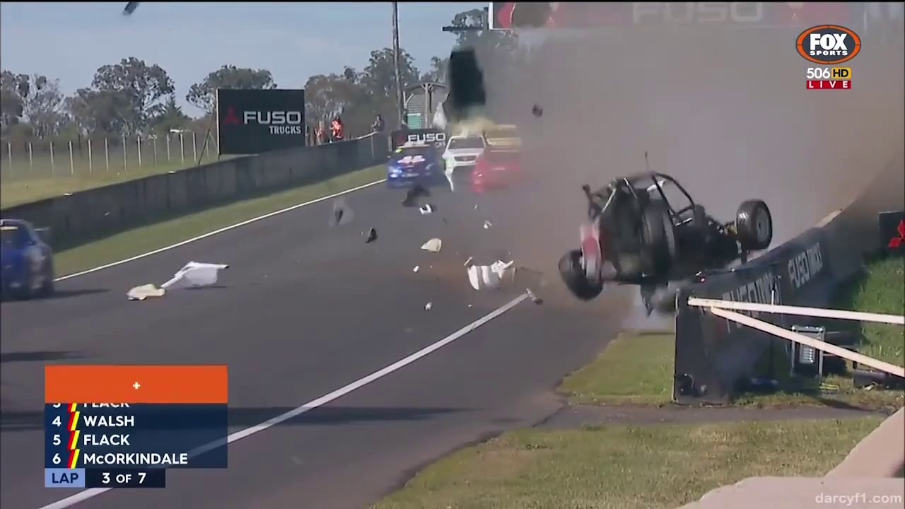 Aussie Racing Cars Massive Accident at Bathurst