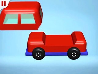 Çizgi film - Araba (Build and Play - Car) Конструктор - машинка