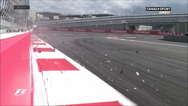 Formula 1 2015 Russia FP3 Sainz Huge Crash