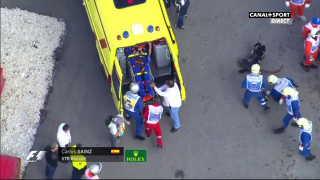 F1: la spectaculaire sortie de piste de Carlos Sainz à Sotchi