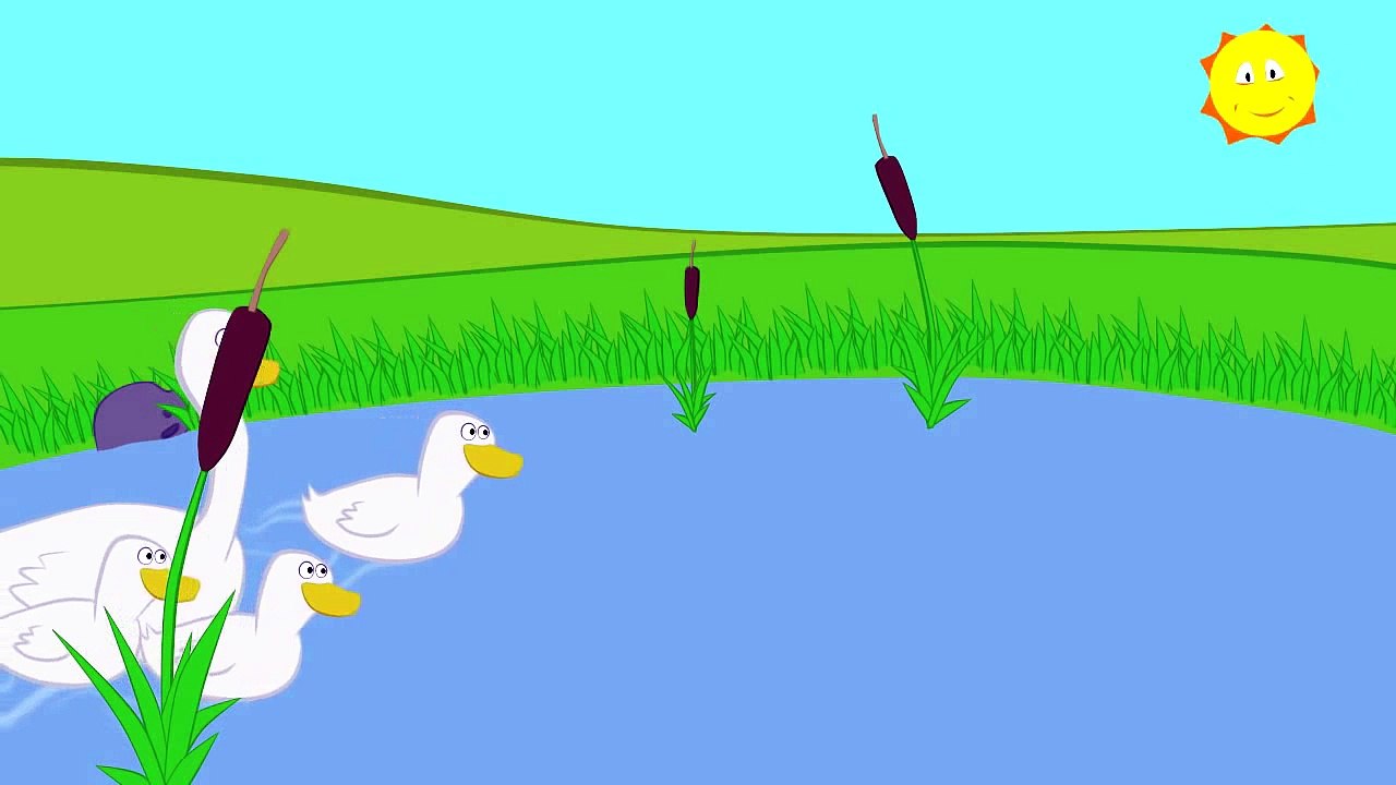 Çocuk şarkıları - Üç küçük ördek vak vak vak.