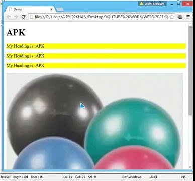 JAVASCRIPT AND JQUERY INTRODUCTION (IN HINDI)-22 VARIABLES