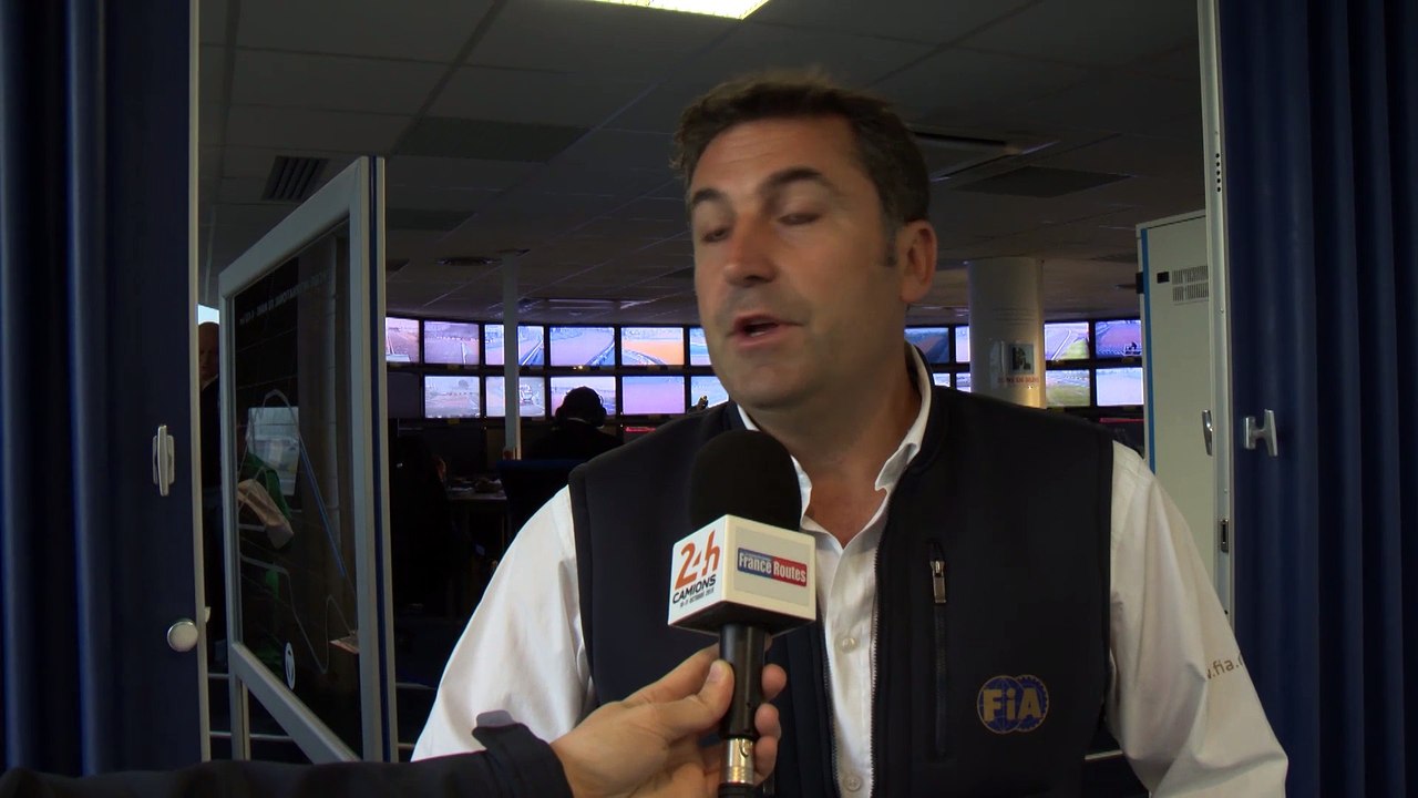 24 Heures Camion Explication GPS, controle avec Fabien Calvet