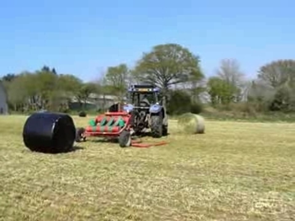 Enrubannage d'herbe