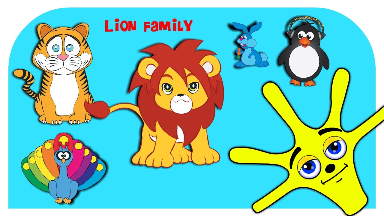 Lion King Finger Family Nursery Rhymes | Lion King Cartoon Finger Family Rhyme for Children