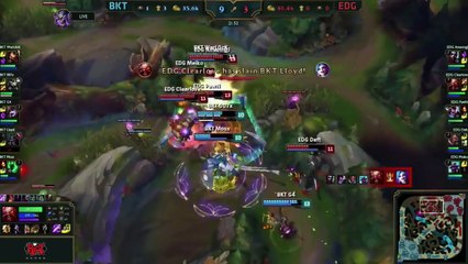 BKT vs EDG -TeamFight Comeback - Worlds 2015