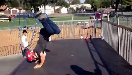 Scooter Backflip Faceplant