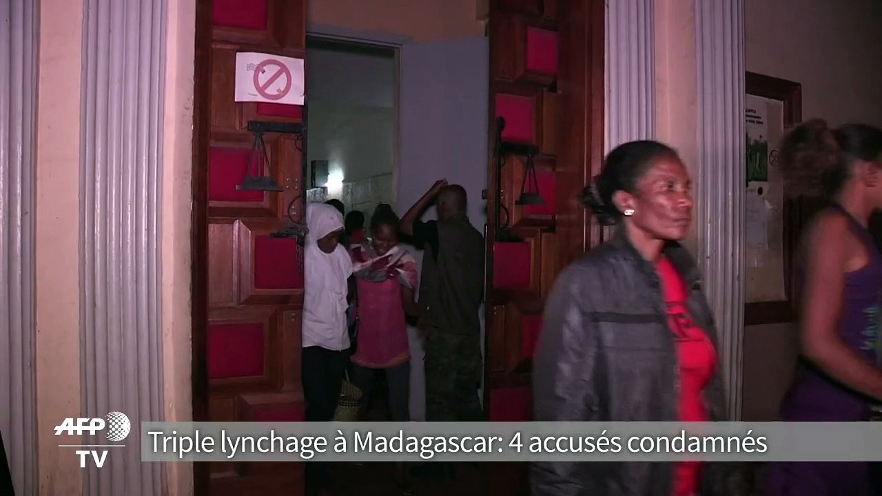 Triple lynchage de Madagascar: quatre accusés condamnés