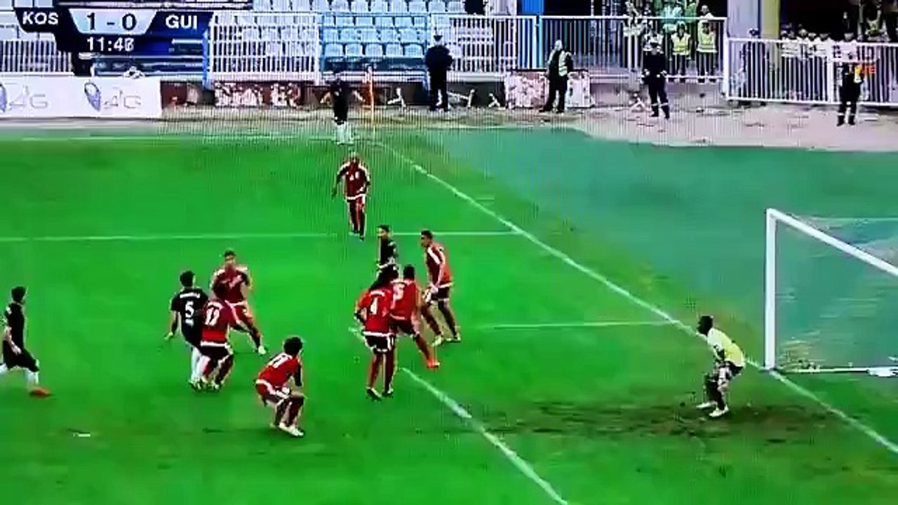 Bernard Berisha shumë pran goilt I pandalshëm sulmuesi i Skënderbeut.