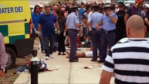 Huge Motor Show Crash Porsche 918 Crashed In Crowd In Malta 26 Injured RAW VIDEO