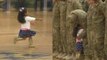 Adorable Moment! Little Girl Interrupts the Middle of a Military Service to Hug Her Soldie