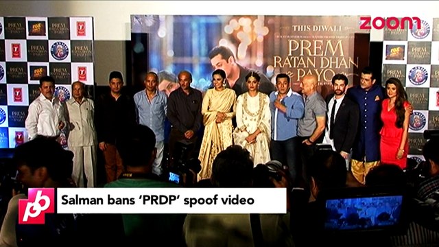 Salman Khan bans 'Prem Ratan Dhan Payo' spoof video - Bollywood Gossip