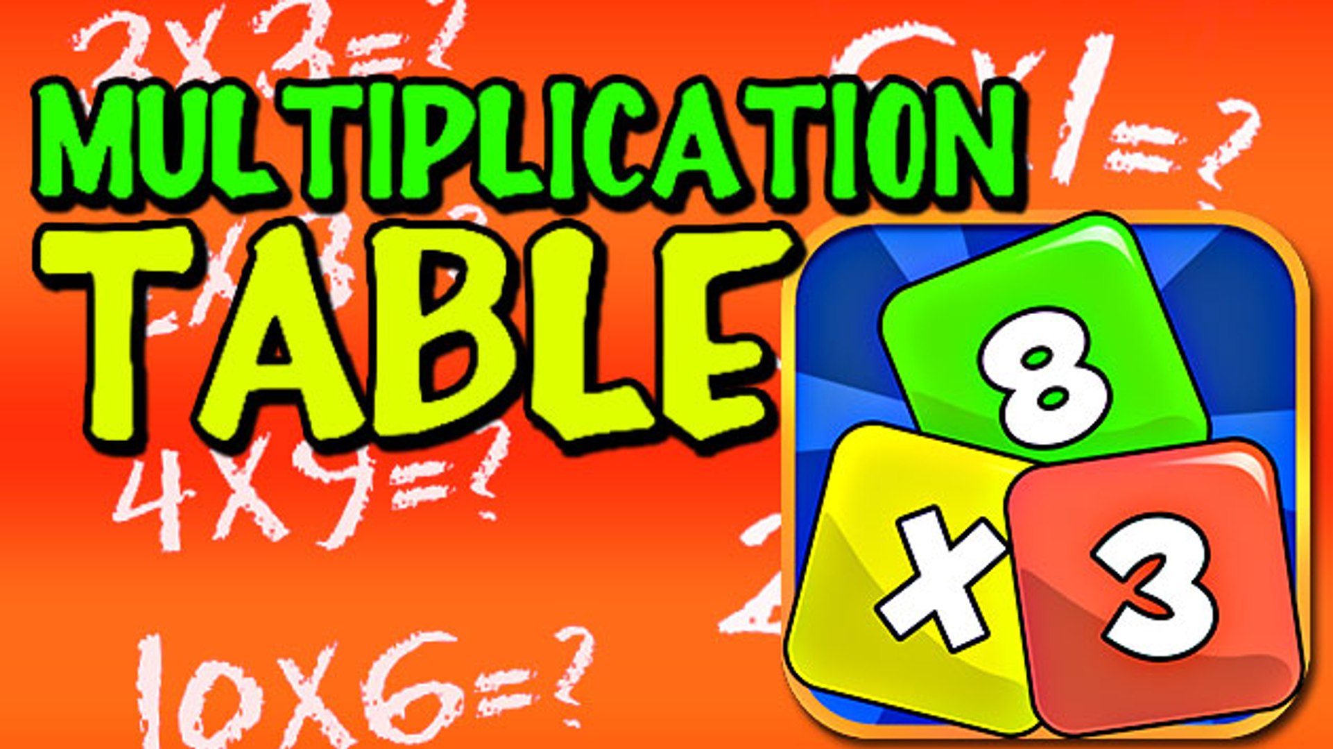 Multiplication Tables | Fun N Learn | Animated Videos - video Dailymotion