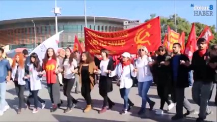 Bombs blust on the peace rally at Ankara, Turkey on 10th of October