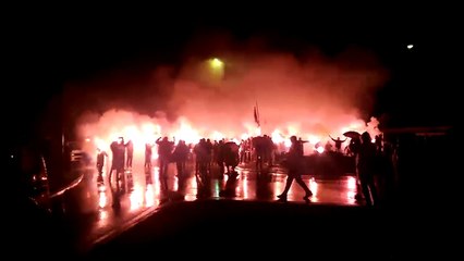 Korteo BHF-a pred utakmicu sa Velsom