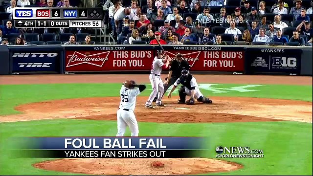 Yankees fan who dropped foul balls blames beer