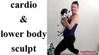 Beginner Low Impact Cardio -Lower Body Sculpt Fusion (Low Impact Weight Loss Aerobics)