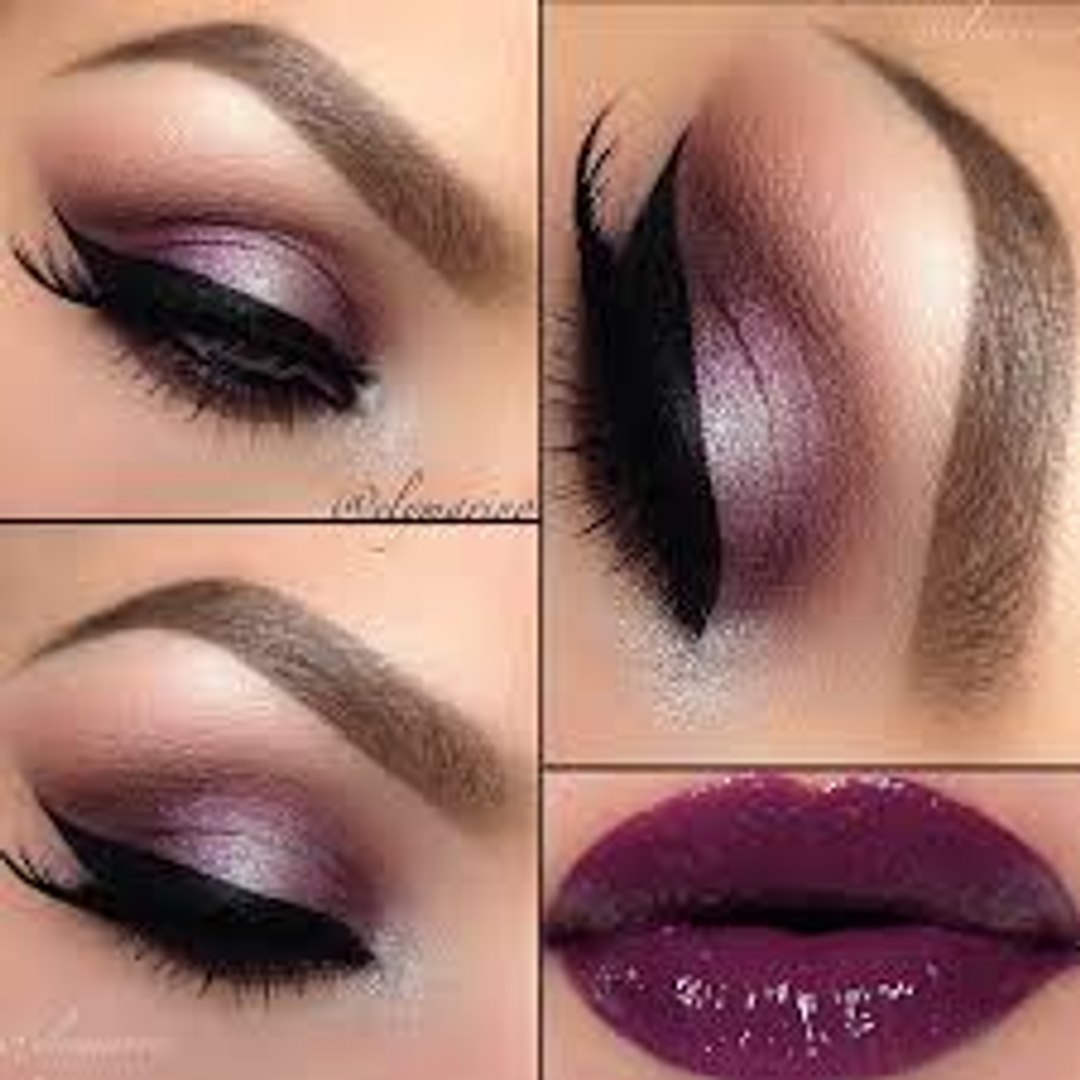 eye makeup for dark purple dress Very Easy And Simple Purple Eye Makeup! | Learning with Shilpa