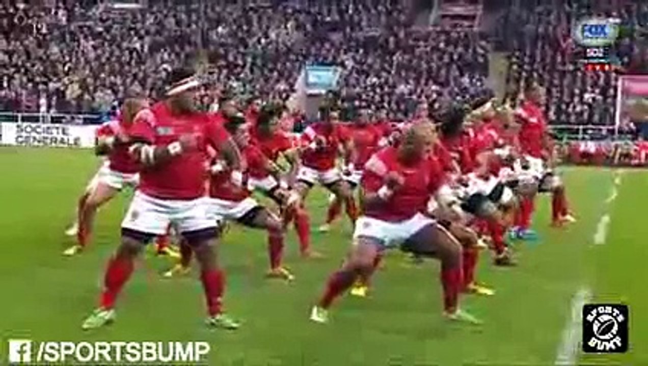 All Blacks vs Tonga - 2015 Rugby World Cup Haka vs Sipi Tau