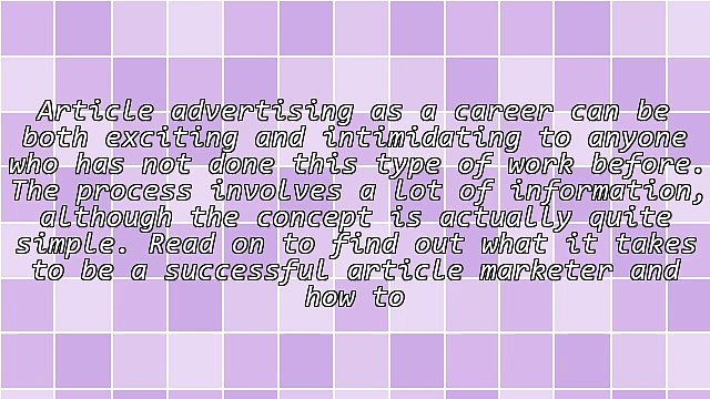 How To Become An Expert At Article Marketing