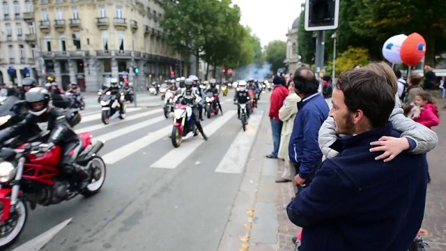 Manifestation des motards en colère à Lille