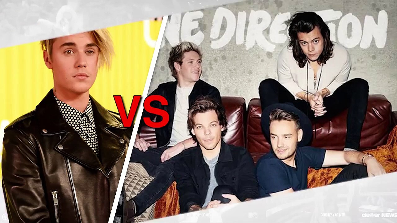 Album Face-Off Bieber vs. 1D, Selena vs. Demi! Celebs Decide!