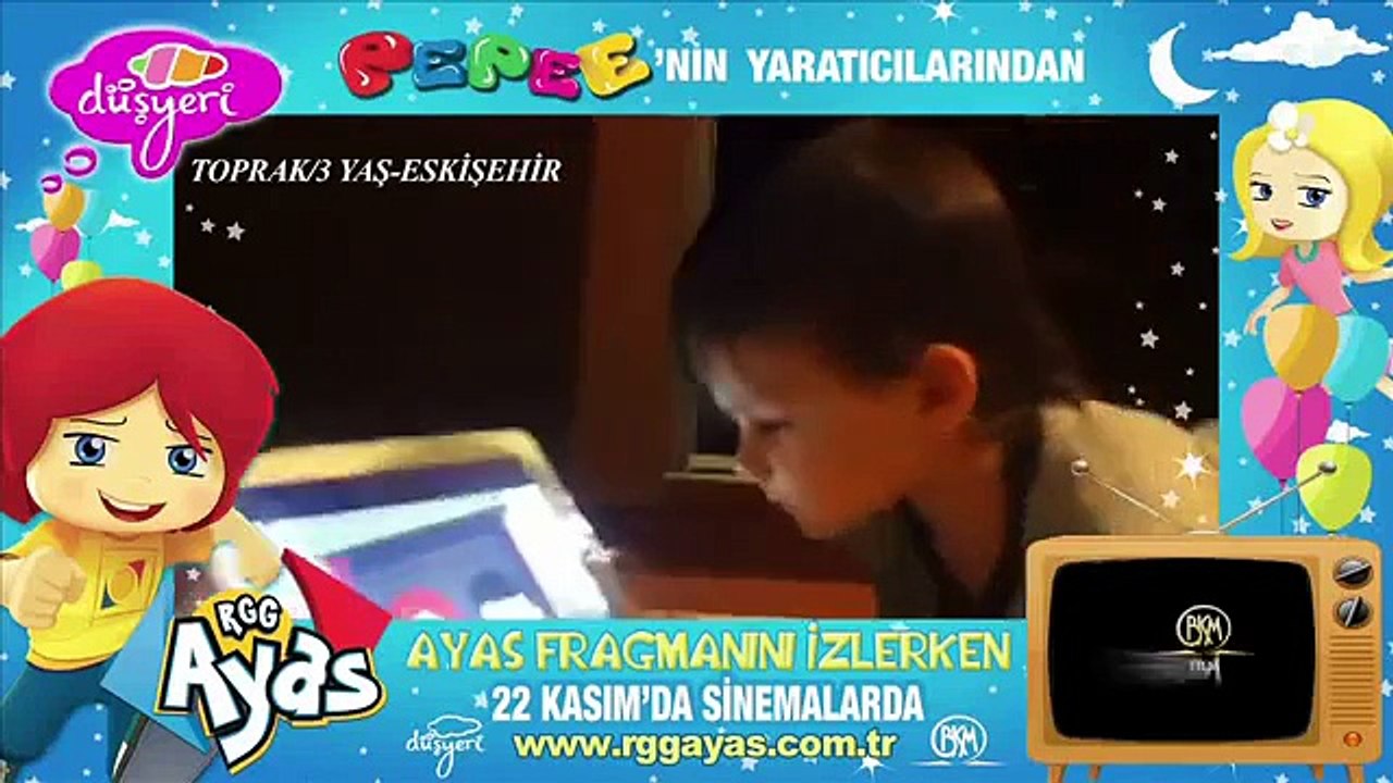 Çocuklar ilk Türk çizgi sinema kahramanı Ayas'ı çok sevdi :)