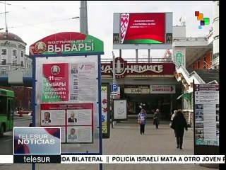 Bielorrusia: Lukashenko encabeza intención de voto#