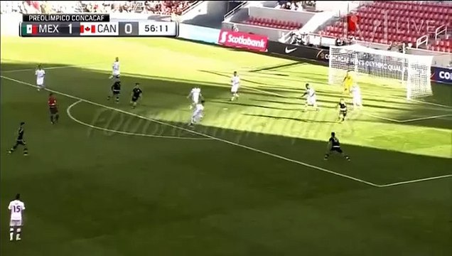 Golazo Hirving Lozano, Mexico vs Canada Preolimpico