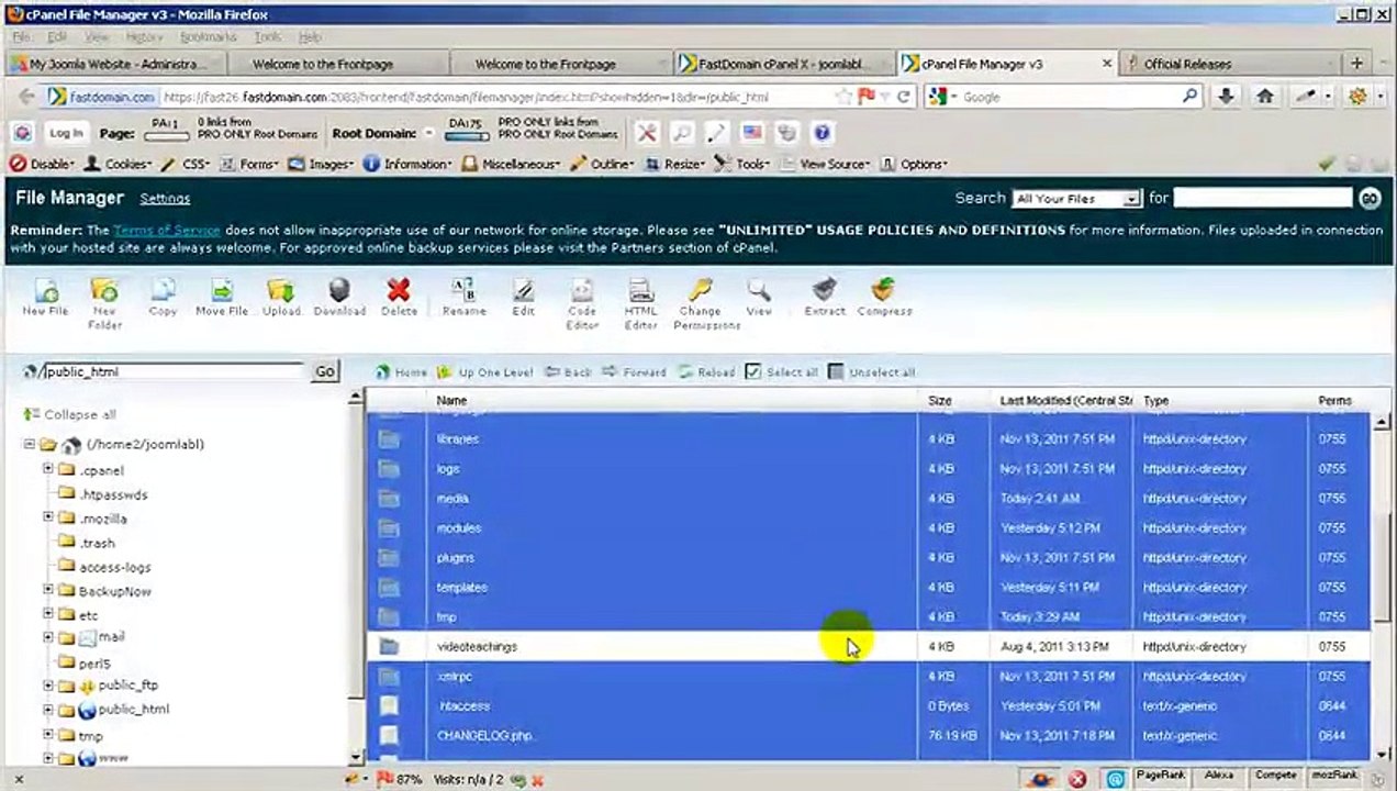 How to migrate Joomla 1.5 to Joomla 2.5 - [Part 2]