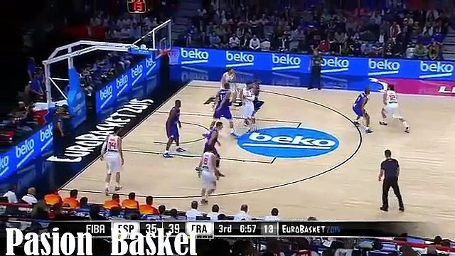 Exhibición COMPLETA de Pau Gasol frente a Francia - 40 pts, 11reb - Semifinal Eurobasket