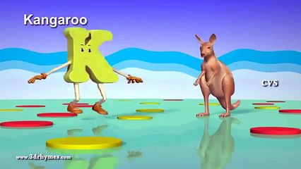 A is for Ant Nursery rhymes   3D Animation ABC Animals Alphabet song for children