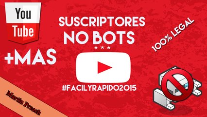 Como tener mas suscriptores en youtube 2015
