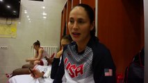 Maya Moore and Sue Bird Talk Postgame After the Victory Over Angola