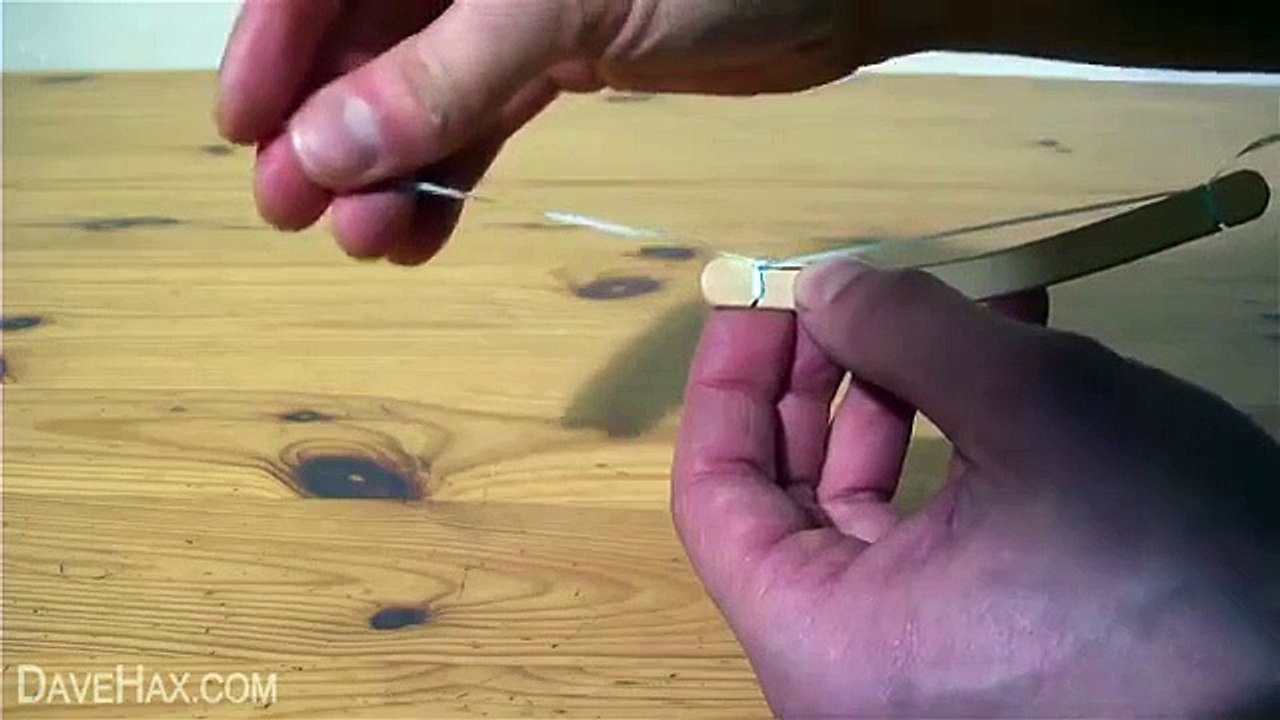 How to Make a Mini Bow and Arrow