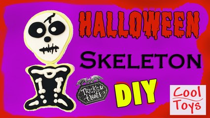 Play Doh Skeleton DIY Halloween