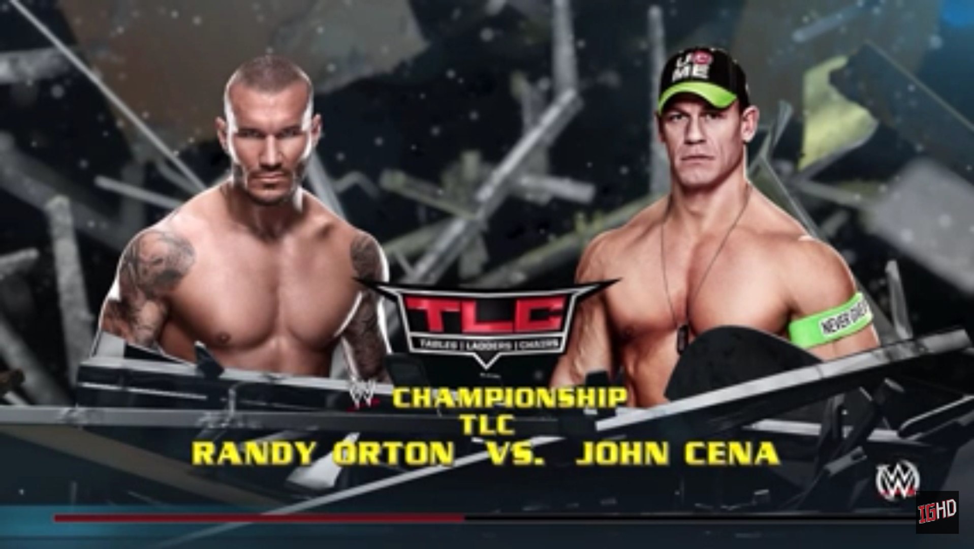 Wwe Tlc 2013 John Cena Vs Randy Orton
