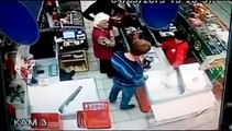 Elderly Woman Gets Knocked Out In Russian Supermarket Checkout