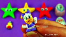Disney Frozen Play Doh Surprise Eggs Kinder Surprise Cars 2 Mickey Mouse Spongebob Daisy F