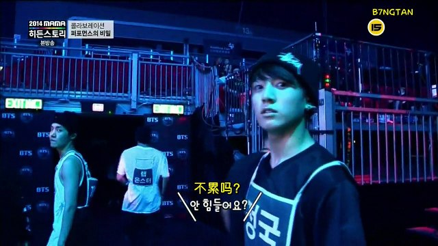 【b7ngtan中字】141211 MAMA隱藏的故事 防彈少年團 CUT